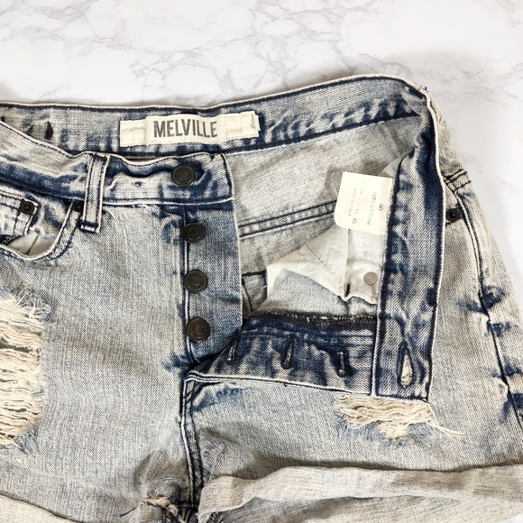 Brandy Melville Pants - Brandy Melville High Waisted Button Fly Shorts